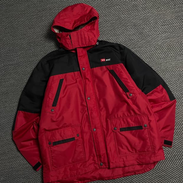 00s DISEL 디젤 아카이브 배색 박시핏 마운틴 자켓y 5389