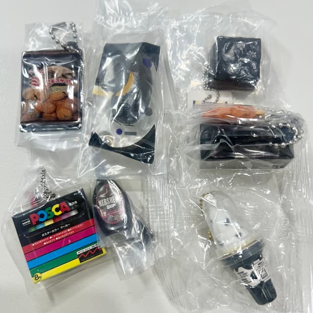 블랙 과자 가챠 7개 일괄