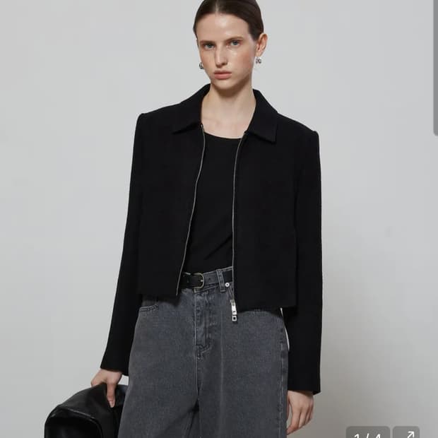 정가 18만) 노티아 트위드 자켓