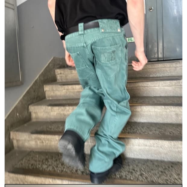 MPa CALF POCKET PANTS (EMERALD)