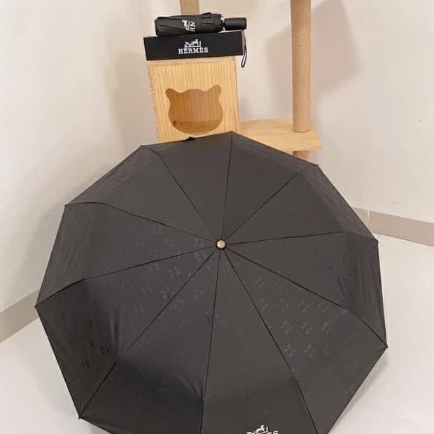 에르메스 5단 4계절 양산겸 우산 베이직 블랙 