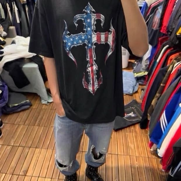 빈티지 락밴드 3XL 반팔티셔츠