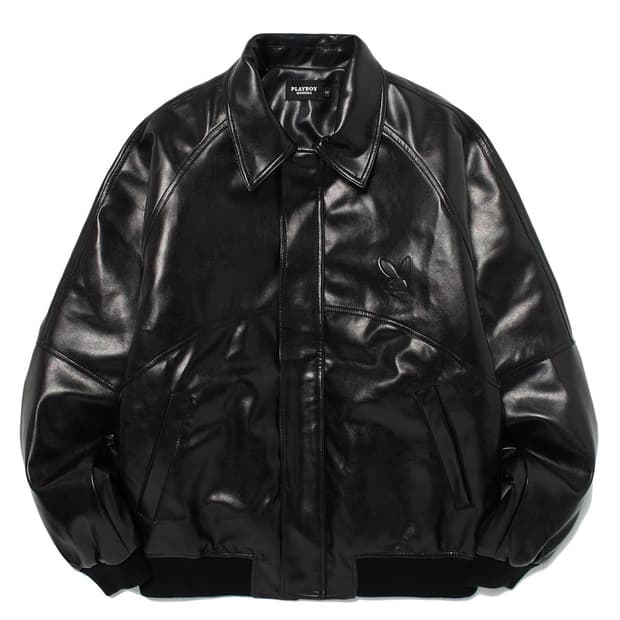 위캔더스 RHD LEATHER JACKET (BLACK) 레더 자켓 XL