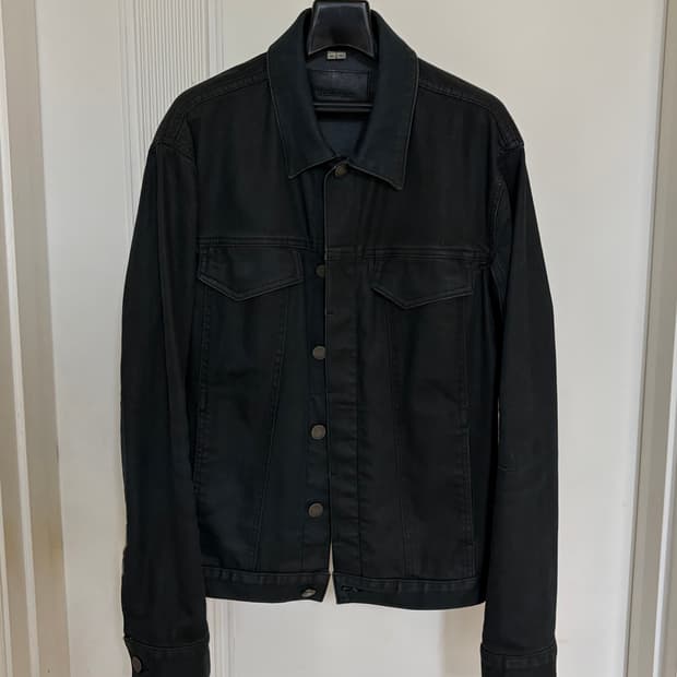 헬무트랭 왁스 코팅 자켓 