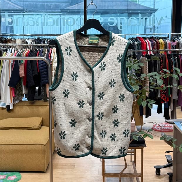 가이거 그린 플로랑 베스트 자켓 