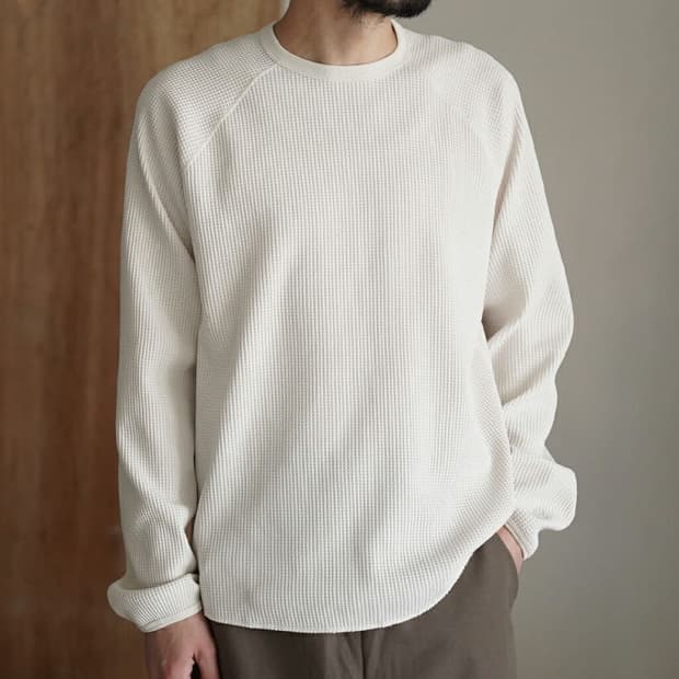 골드윈 와플 써멀 롱슬리브 티셔츠