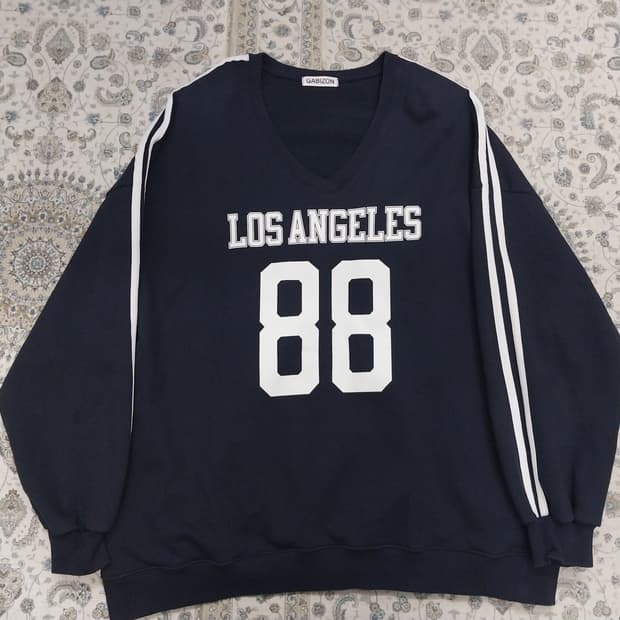 GABIZON LA 88 넘버링 네이비 맨투맨 F (88까지가능)