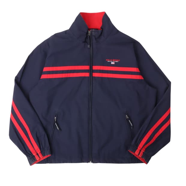 폴로 스포츠 리버시블 블루종 자켓