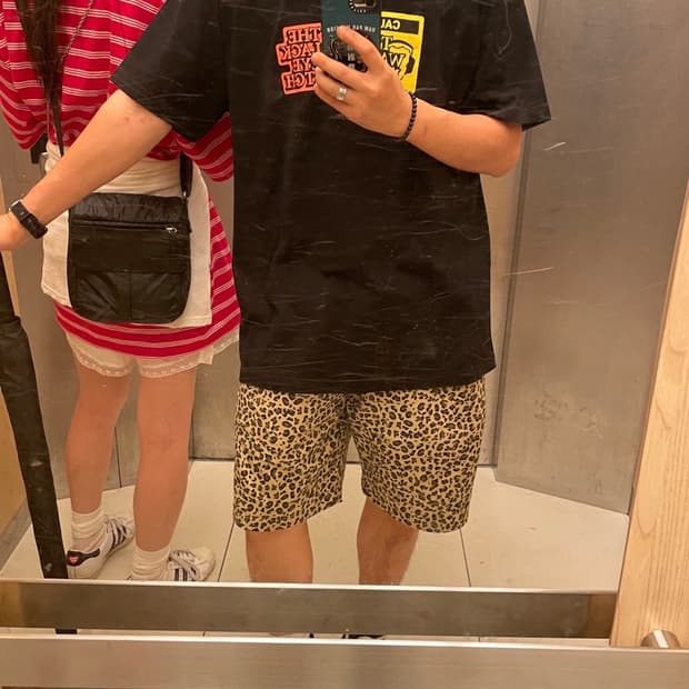 와코마리아 X 블랙아이패치 콜라보 반팔 티셔츠 L