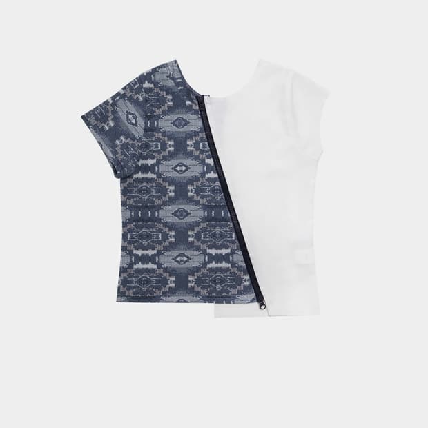 공테잎 DUAL-TEXTURE TOP