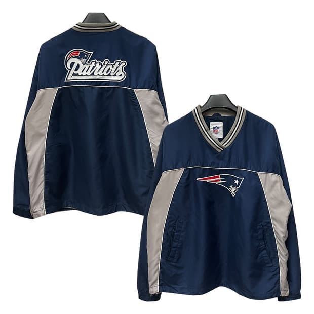 NFL 뉴잉글랜드 패트리어츠 바람막이 웜업 XL