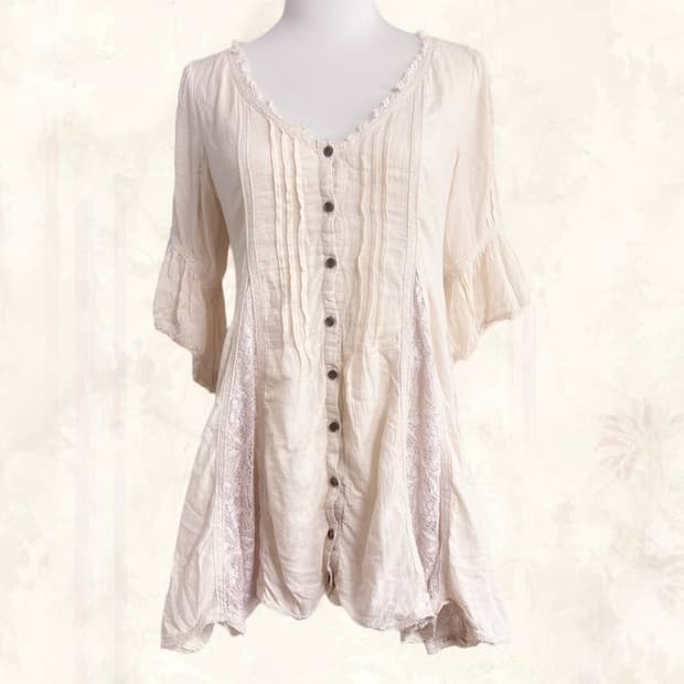 (이체시에눌) 일본 화이트 고스로리 뒤판 코르셋 레이어드 프릴 원피스