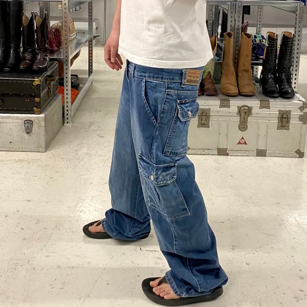 DIESEL cargo denim pant 디젤 카고 데님팬츠