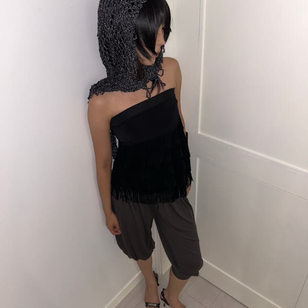 Fringe Two-way Skirt / 빈티지 프린지 튜브탑&스커트