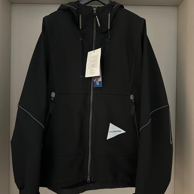 앤드원더 라이트 스트레치 쉘 자켓 라지