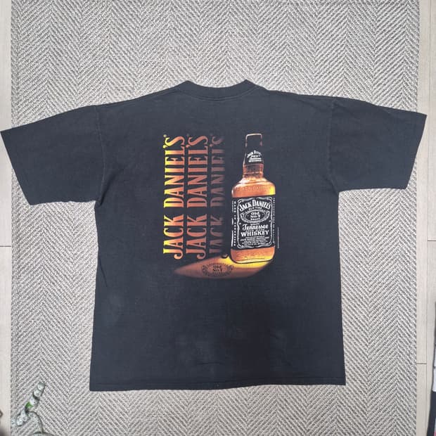 00s 빈티지 Jack Daniel's 싱글스티치 티셔츠 (XL)