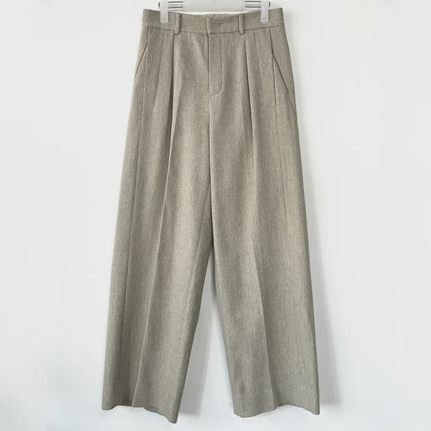 시스템옴므 23 멜란지 울 팬츠