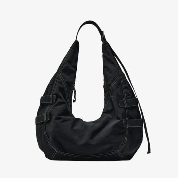 자라 패브릭 숄더백