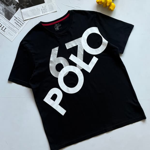 Polo 폴로랄프로렌 빅로고 라운드 반팔티