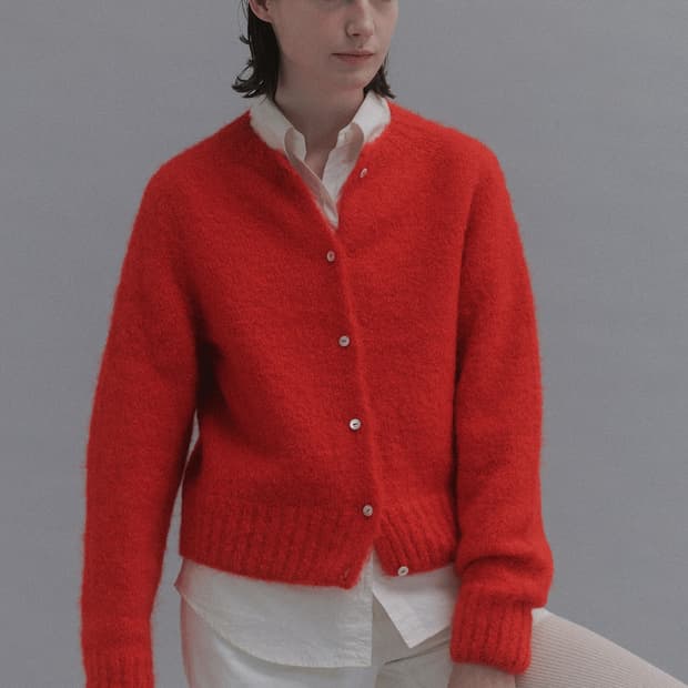 낫띵리튼 알파카 가디건