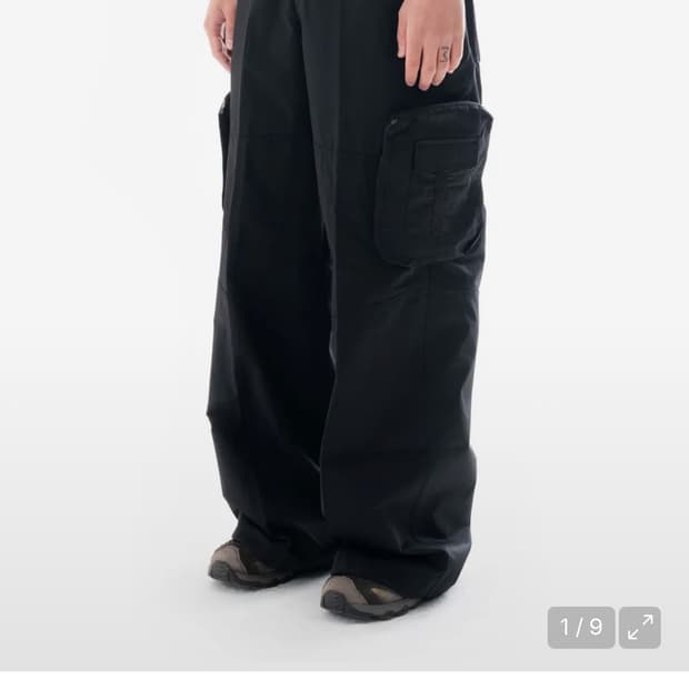 아캄 Taped Cargo Pants (Black) 2size 