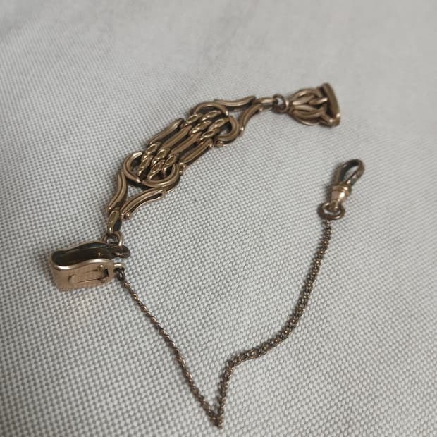 빈티지 회중시계 Antique Pocket Watch Fob/Chain