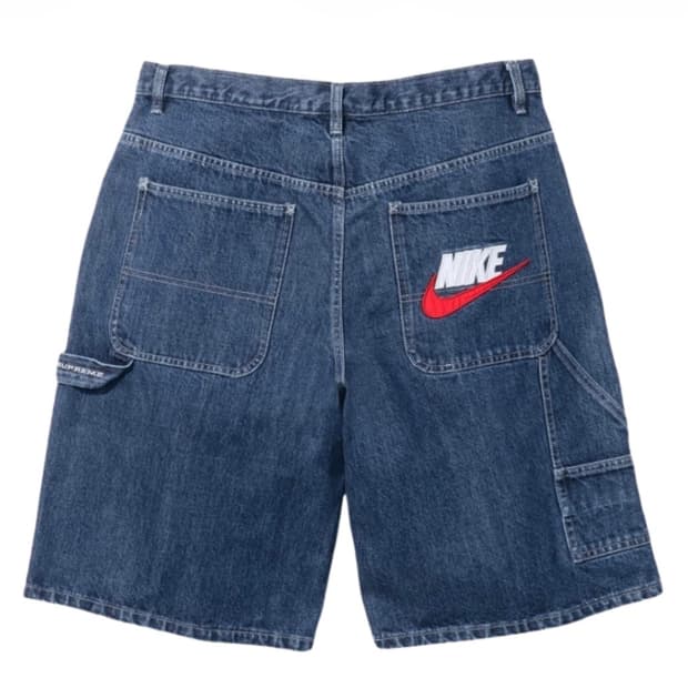 30 나이키 슈프림 인디고 팬츠 