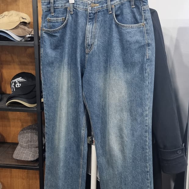 TEKET(테켓) 34size 스타 데님팬츠 청바지 와이드