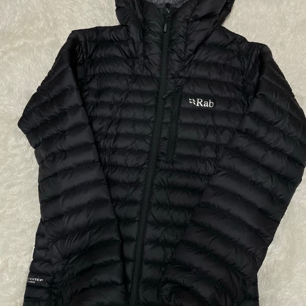 랩 마이크로 라이트 알파인 자켓 경량 패딩 블랙 남성용 XS