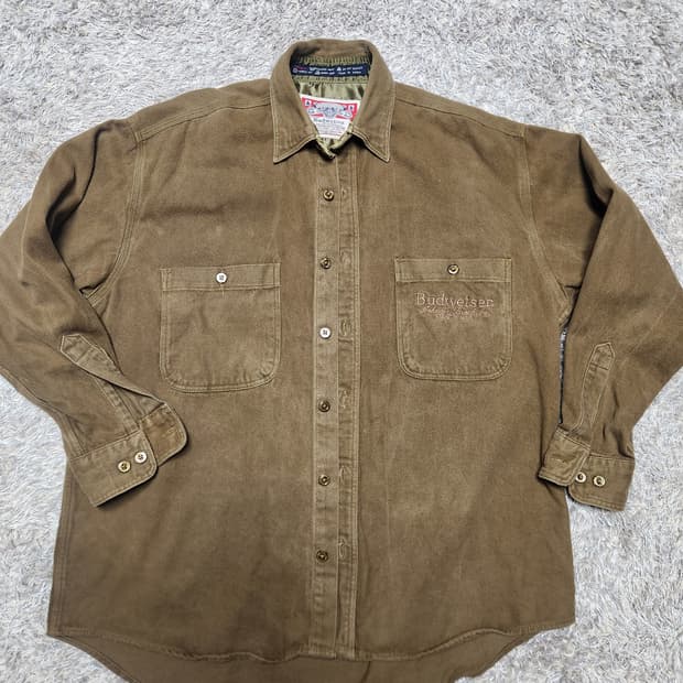 Budweiser 빈티지 워크 셔츠