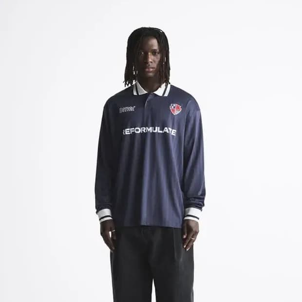 US M 체감 105 XL ) 자라 블록코어 레플리카 저지 긴팔 티셔츠