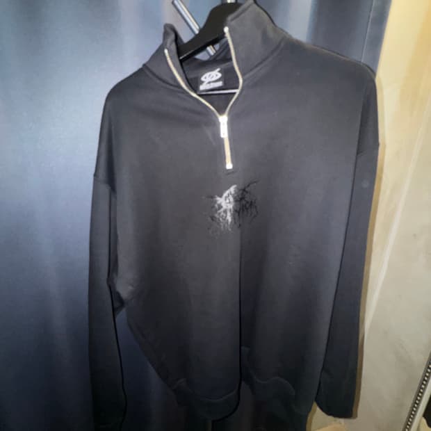 KRY 지뢰계 신상 기모 하프 집업 정품