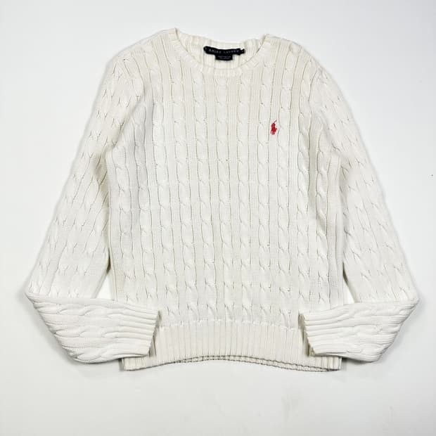 폴로 랄프로렌 클래식 여성 케이블니트 여성M