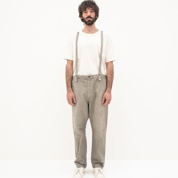 Visvm 21AW TRAVAILLER BRACES PANTS Black