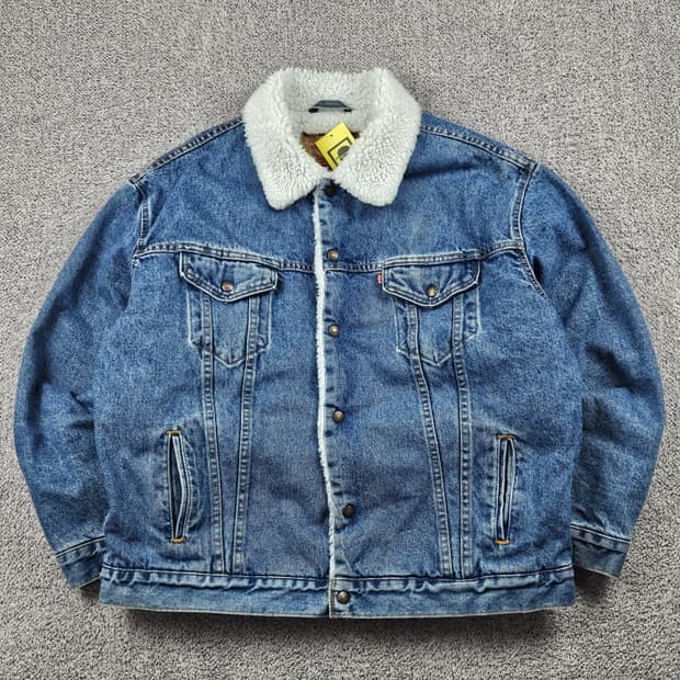 90's 리바이스 쉐르파 데님 트러커 자켓 ( XL ) / 10333