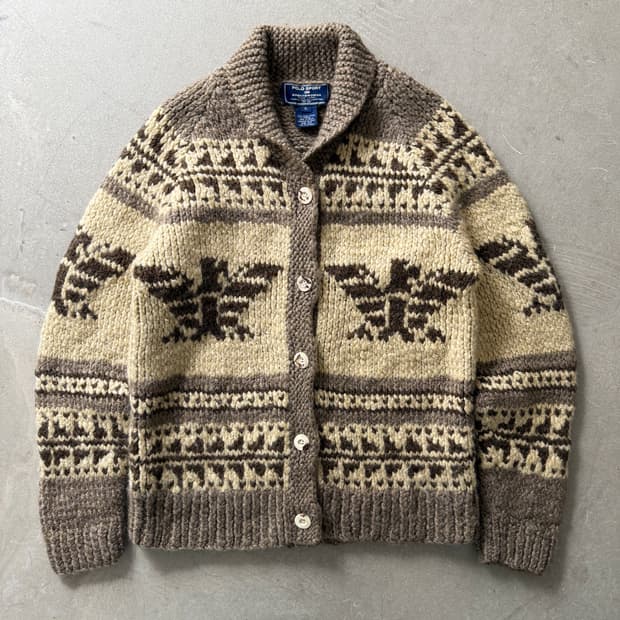 Polo Sport Mohair Wool Cowichan Sweater