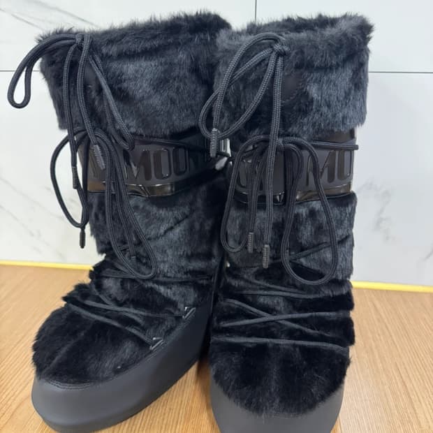 문부츠 시어링 롱부츠(새상품)EU39/41