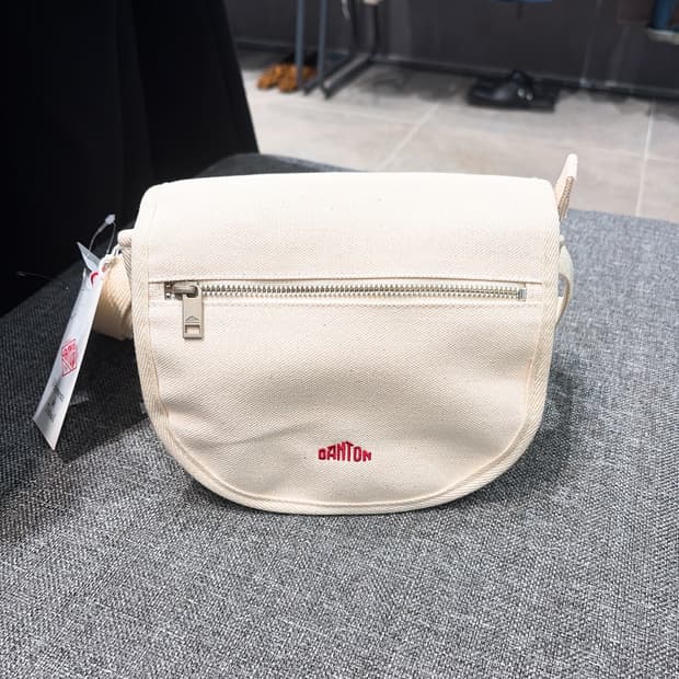 (정품/새상품) DANTON 단톤 공용 코튼 캔버스 숄더백 크로스백