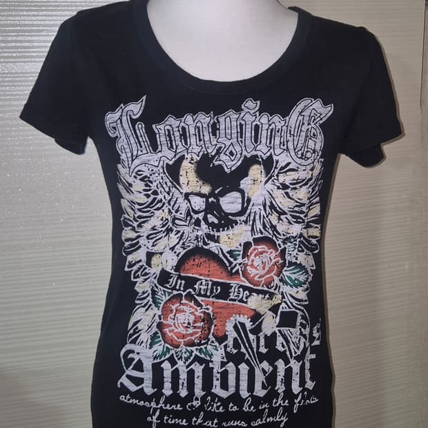 펑크 와투케 해골 에드하디깔 반팔