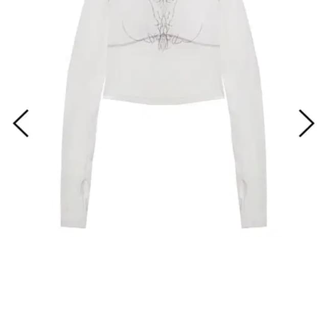 허그유어스킨 로투스 크루 넥탑 슬리브