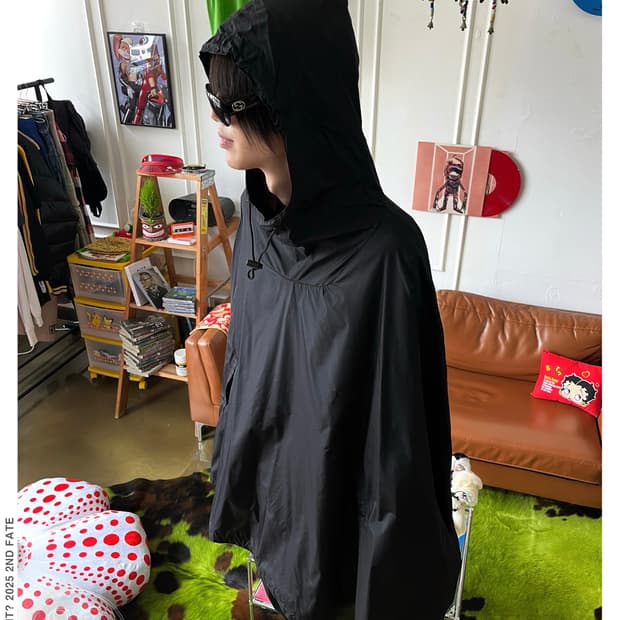 KATHARINE HAMNETT Archive Hood Rain Coat