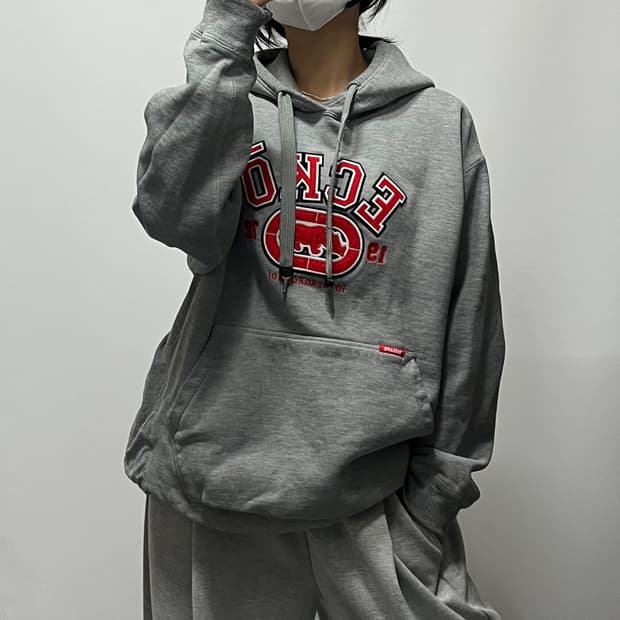 ECKO 빅로고 후드티 그레이 L [040505]