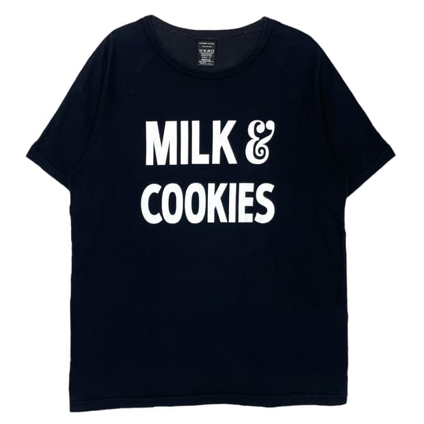 넘버나인 밀크 쿠키 프린팅 반팔 티셔츠