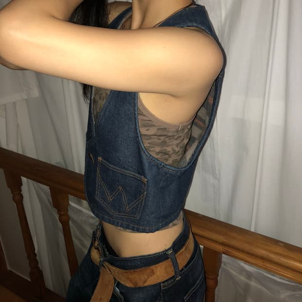 Cher x Wrangler / Blanket-Lined Cropped 