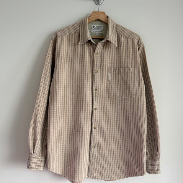 올드 컬럼비아(Columbia) 체크 셔츠