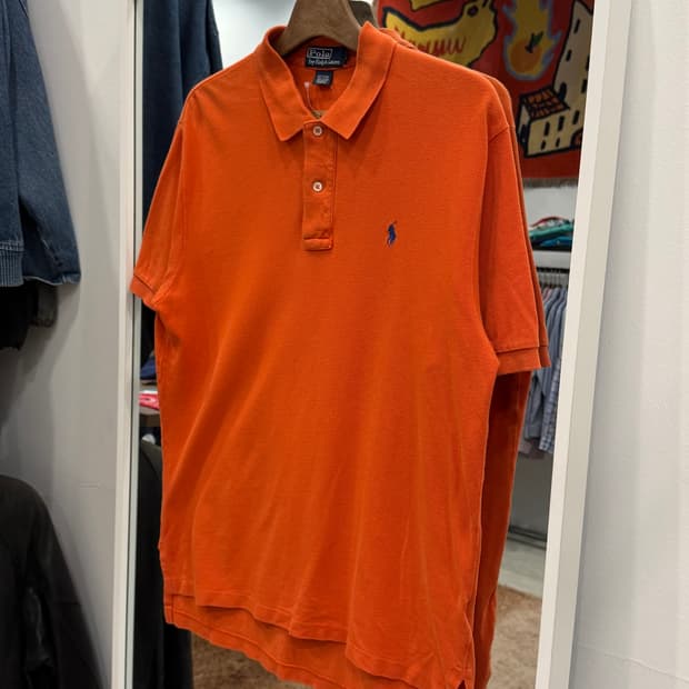 Polo RL 폴로 랄프로렌 pk 반팔 티셔츠 (Orange)