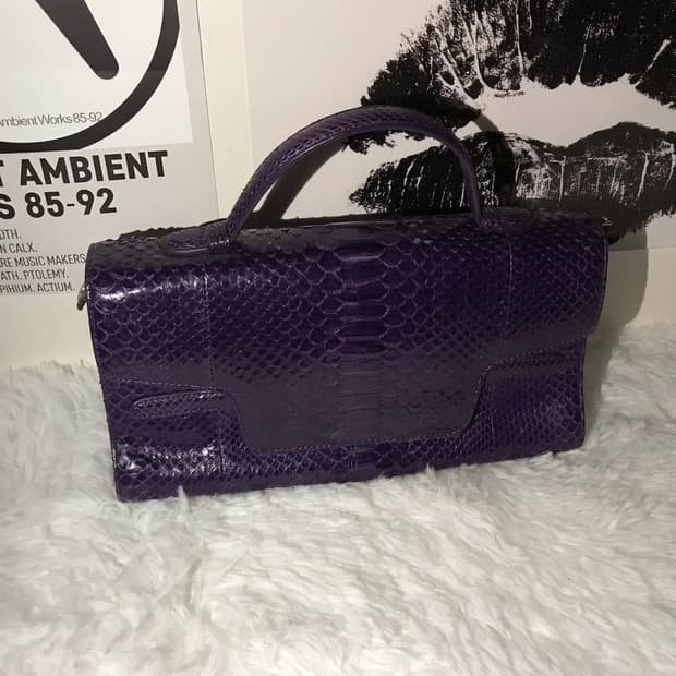 purple vintage bag