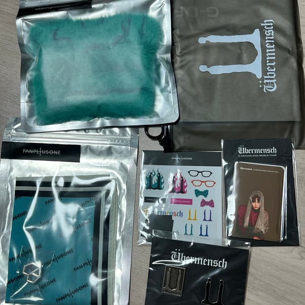 판매)지드래곤 위버맨쉬 굿즈