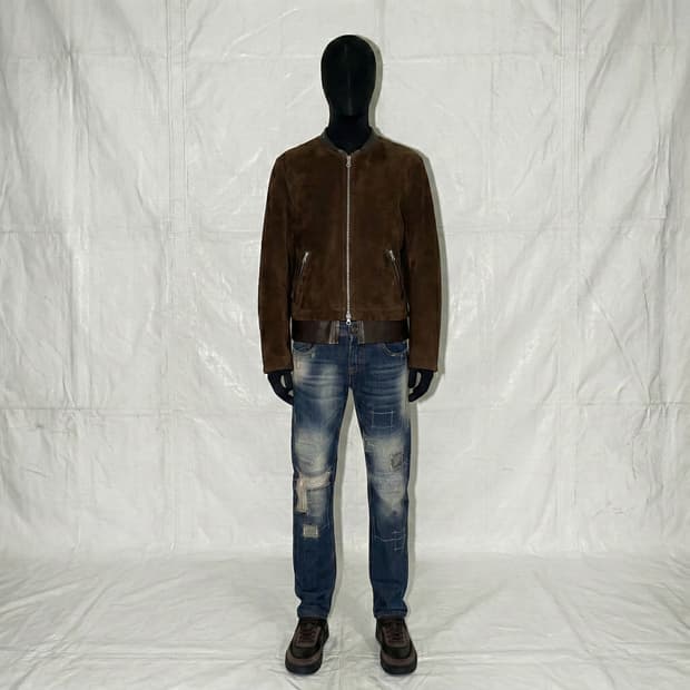 huh denim denim pants