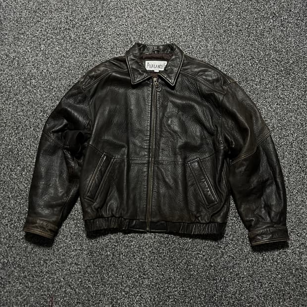 vintage leather jacket 